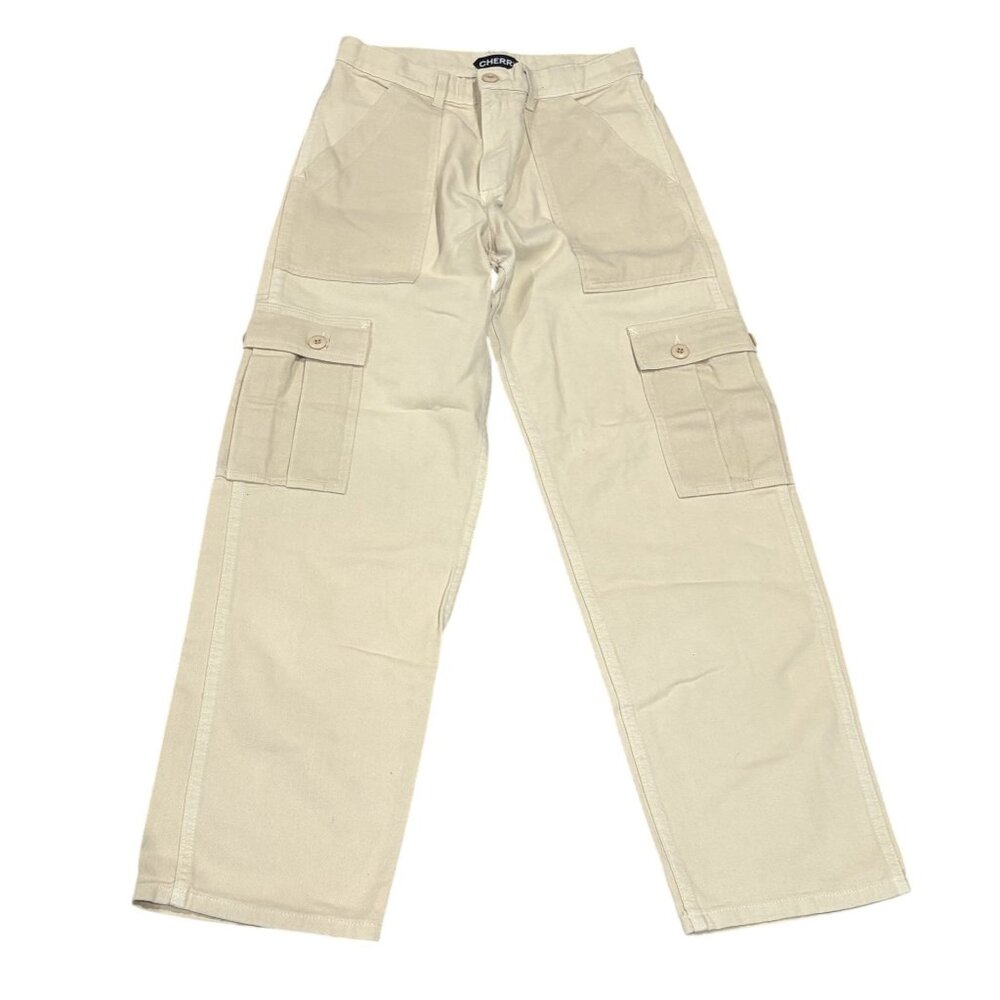 CHERRY LA Ready To Wear Work Cargo Pants (Natural)